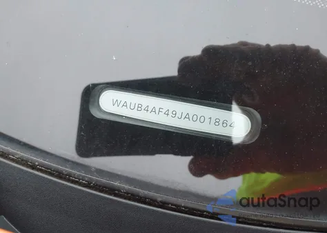 2018 Audi S4 Premium Plus из США, поврежденный, VIN WAUB4AF49JA001864